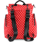 Рюкзак для мамы красный сзади Be Sporty Black Ruby