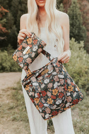 Cумка для прогулок с ребенком Be Quick Far Out Floral jujube