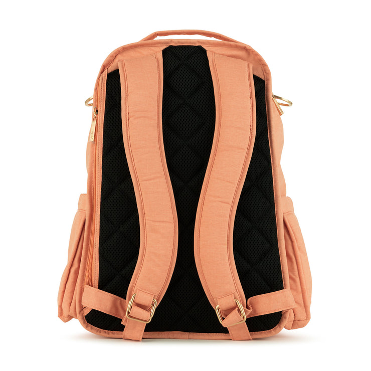 Рюкзак для мамы на коляску школьный персиковый спинка Be Right Back Just Peachy