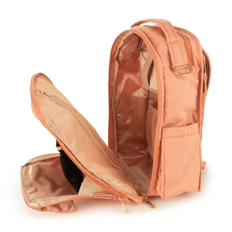 Рюкзак для мамы на коляску школьный персиковый открытие Be Right Back Just Peachy