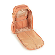 Рюкзак для мамы на коляску школьный персиковый внутри Be Right Back Just Peachy