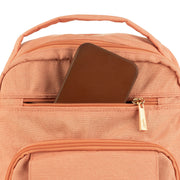 Рюкзак для мамы на коляску школьный персиковый телефон Be Right Back Just Peachy