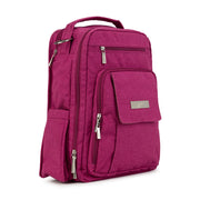 Рюкзак для мамы на коляску школьный малиновый сбоку Be Right Back Raspberry Jam