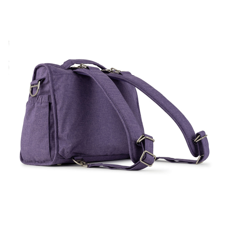 Сумка рюкзак для мамы на коляску фиолетовая ремни B.F.F. Grape Crush