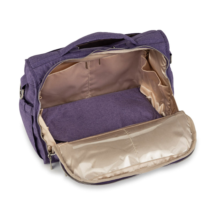Сумка рюкзак для мамы на коляску фиолетовая коврик B.F.F. Grape Crush