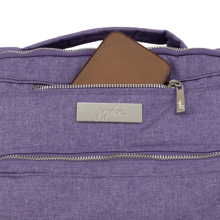Сумка рюкзак для мамы на коляску фиолетовая телефон B.F.F. Grape Crush