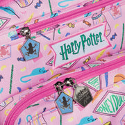 Сумка рюкзак для мамы на коляску розовая фурнитура B.F.F. Harry Potter Honeydukes