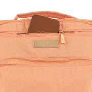 Сумка рюкзак для мамы на коляску персиковая телефон B.F.F. Just Peachy