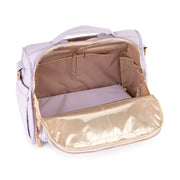Сумка рюкзак для мамы на коляску лиловая с ковриком B.F.F. Lilac
