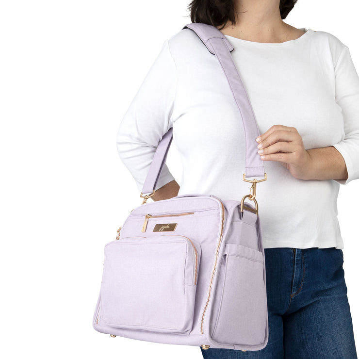 Сумка рюкзак для мамы на коляску B.F.F. Lilac