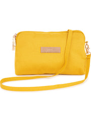 Комплект сумок, клатчей для мамы через плечо желтые Be Set Golden Amber