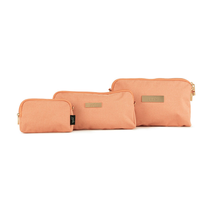 Комплект сумок 3 в 1 через плечо персиковые Be Set Just Peachy