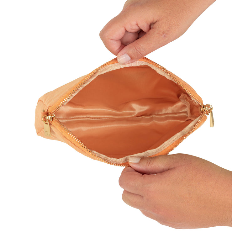 Комплект сумок 3 в 1 через плечо персиковые подкладка Be Set Just Peachy