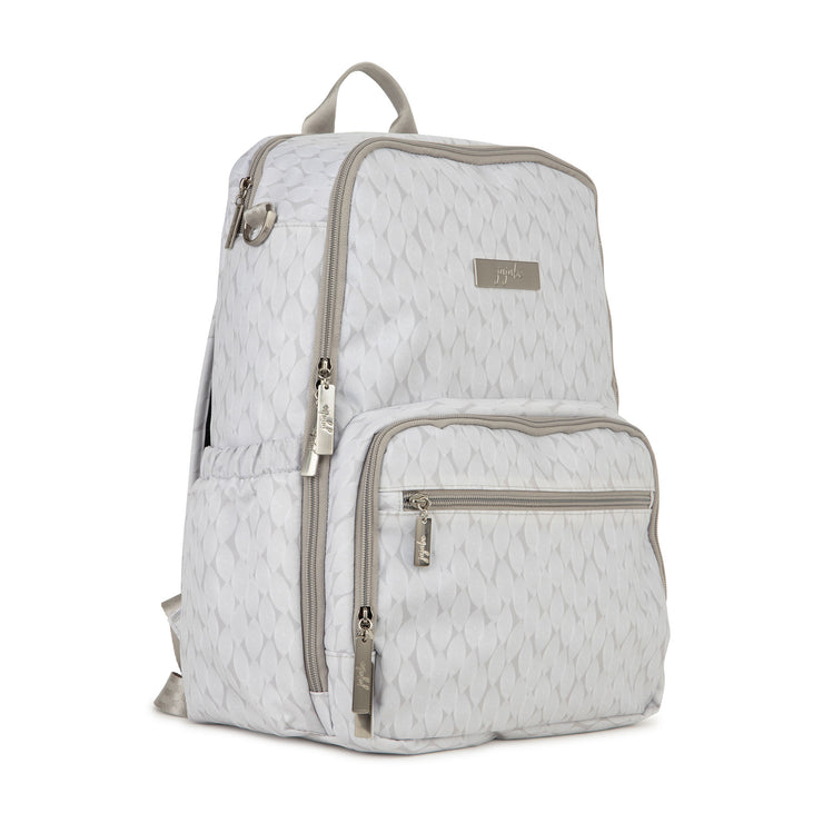 Рюкзак на коляску для мамы светло-серый Zealous Cozy Knit