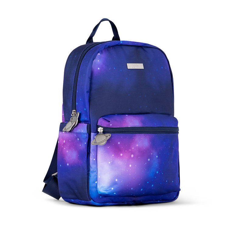 Рюкзак для мамы и ребенка синий Midi Galaxy