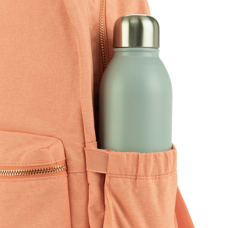 Рюкзак для мамы персикового цвета термо карман Midi Just Peachy