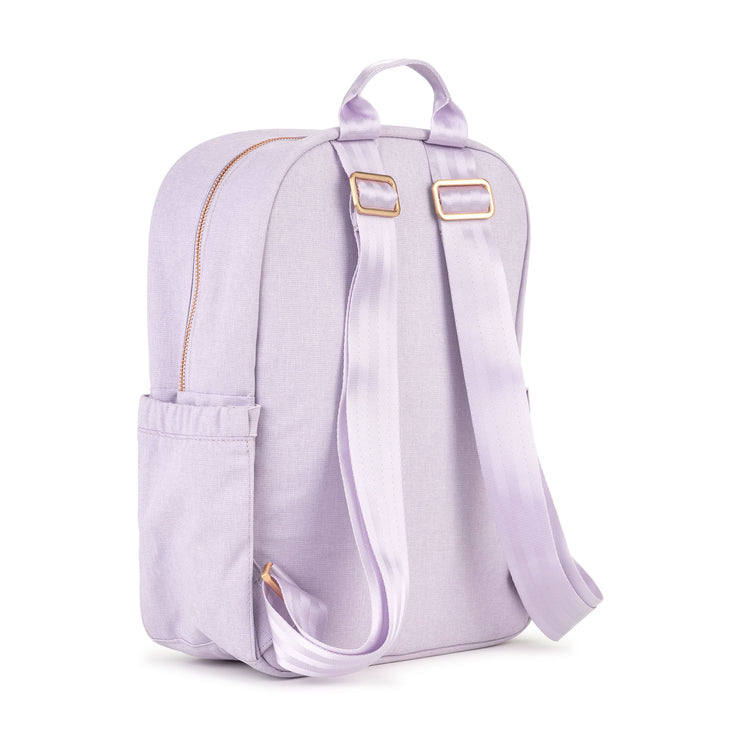 Рюкзак для мамы и ребенка лиловый сиреневый сзади Midi Lilac