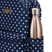 Рюкзак для мамы Midi jujube в горошек Navy Duchess термо карман #color_navy-duchess