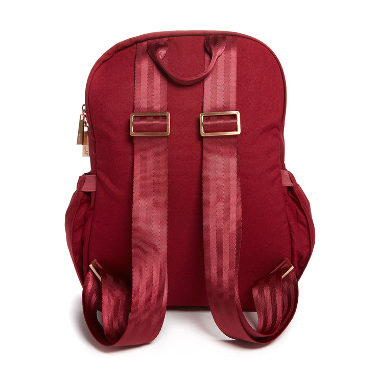 Рюкзак для мамы и ребенка красный сзади Midi Tibetan Red