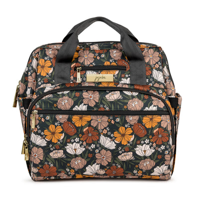 Сумка рюкзак для мамы Dr. B.F.F. с цветочным принтом Far Out Floral JuJuBe #color_far-out-floral