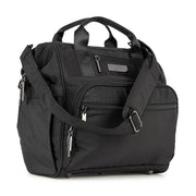 Дорожная сумка-рюкзак для мамы черная объемная Dr. B.F.F. Midnight