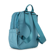 Рюкзак для мамы и ребенка синий сзади Midi Deluxe Marine