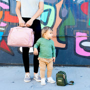 Мини-рюкзак для мамы и малыша зеленый Mini BRB Olive