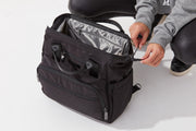 Дорожная сумка-рюкзак для мамы черная многофункциональная Dr. B.F.F. Midnight